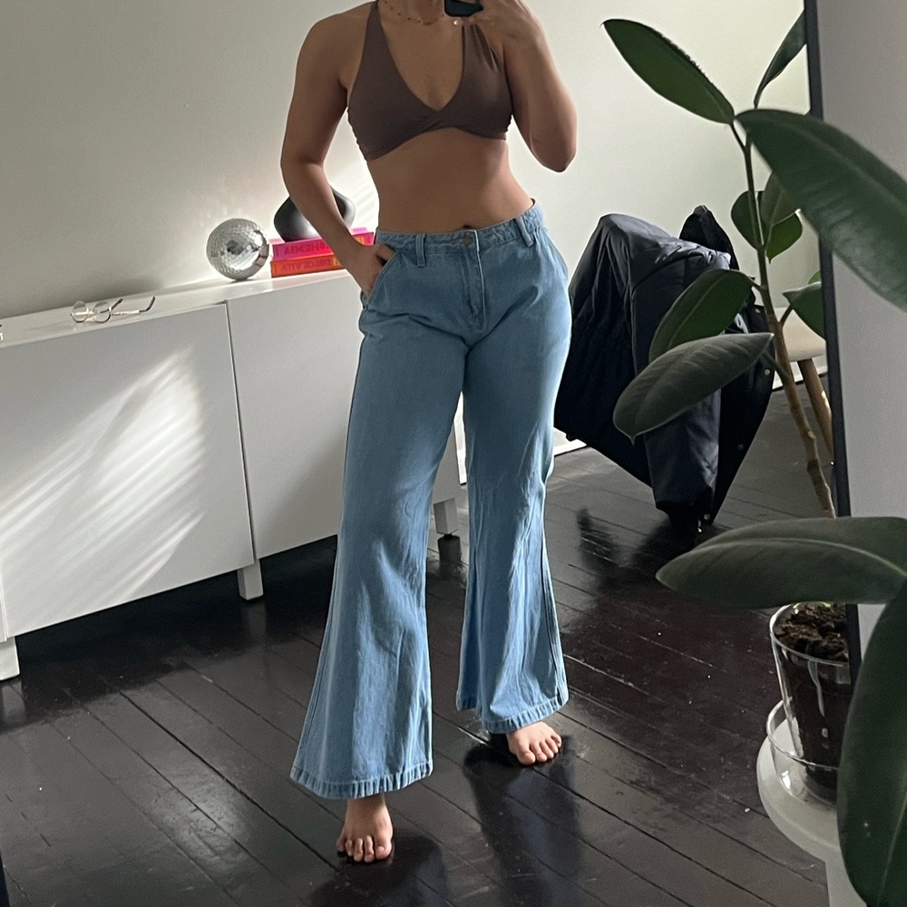 Valija gitana low rise flare jeans